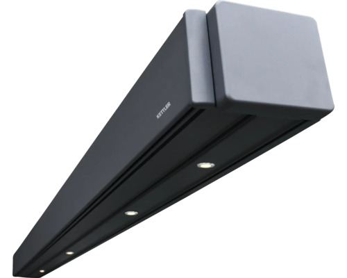 Logo Kettler na terasovom zastrešení s osvetlením