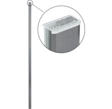 Detail nerezového stĺpika s krytom