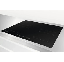 Čierna indukčná varná doska Concept so štyrmi varnými zónami