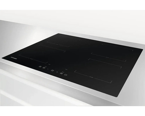 Čierna indukčná varná doska Concept so štyrmi varnými zónami