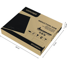 Balenie indukčnej varnej dosky Concept s rozmermi