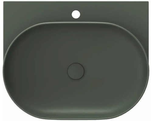 Keramické umývadlo na dosku, pohľad zhora