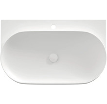 Pohľad zhora na oválne umývadlo