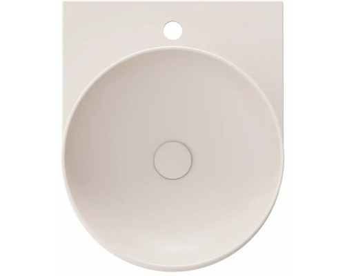 Umývadlo na dosku z sanitárnej keramiky, pohľad zhora
