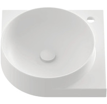 Umývadlo na dosku zo sanitárnej keramiky s otvorom pre batériu