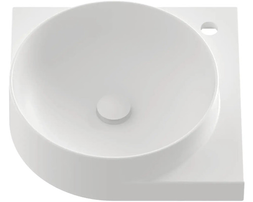 Umývadlo na dosku zo sanitárnej keramiky s otvorom pre batériu