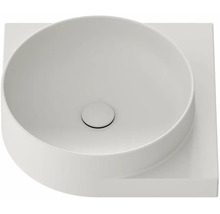 Umývadlo na dosku zo sanitárnej keramiky, okrúhle