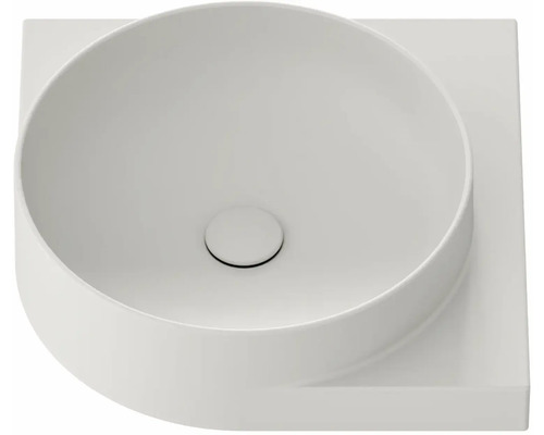 Keramické umývadlo na dosku s okrúhlym tvarom