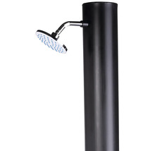 Záhradná sprcha s kovovou sprchovou hlavicou