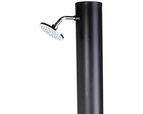 Záhradná sprcha s kovovou sprchovou hlavicou