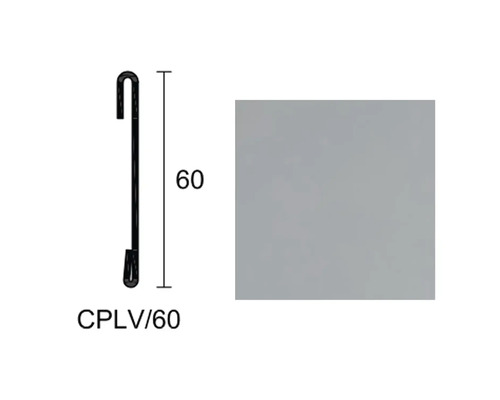 Profil CPLV/60 s hákom na upevnenie