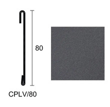 Závesný profil CPLV/80 pre stavebné dosky, rozmery 80 mm