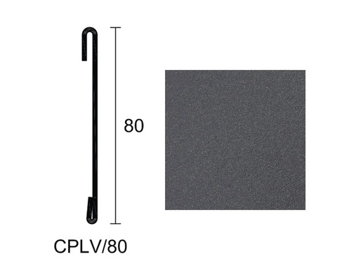 Závesný profil CPLV/80 pre stavebné dosky, rozmery 80 mm