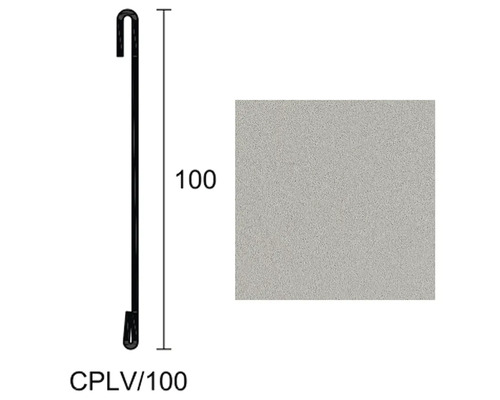 CPLV/100 hák na upevnenie panelov, dĺžka 100 milimetrov