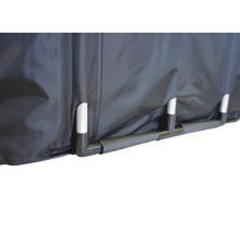 Detail fólie skleníka s rámom