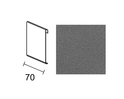 Profilová lišta s rozmermi 70 mm