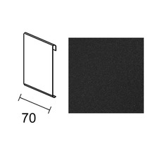 Schéma profilovej lišty s rozmerom 70