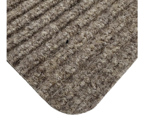 Detailný záber rohožky s rebrovanou štruktúrou