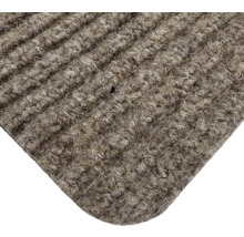 Detailný pohľad na rohožku s rebrovanou štruktúrou