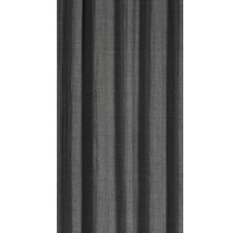 Sivý dekoratívny záves so záhybmi