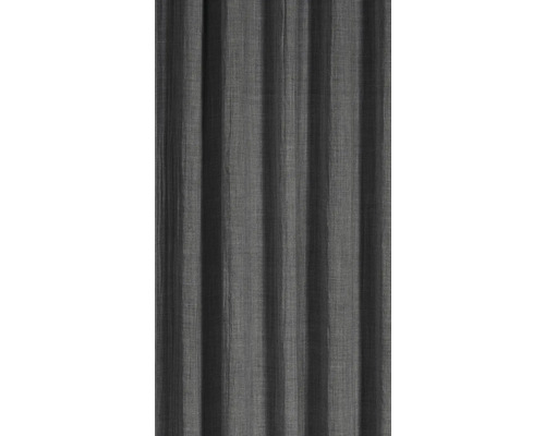 Sivý dekoratívny záves so záhybmi