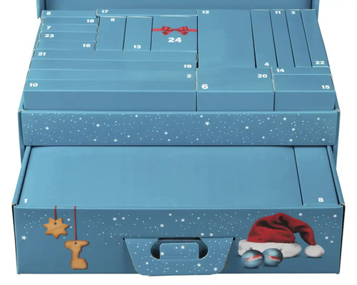 Adventný kalendár Makita s 24 priehradkami