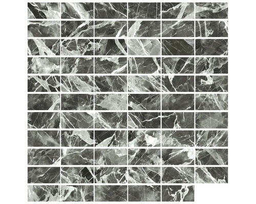 Obdĺžnikové dlaždice so vzhľadom mramoru na dekoráciu stien