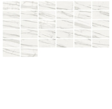 Usporiadanie obkladov s mramorovým vzhľadom.