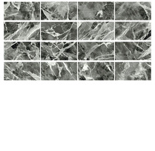 Niekoľko sivých dlaždíc s mramorovým vzorom