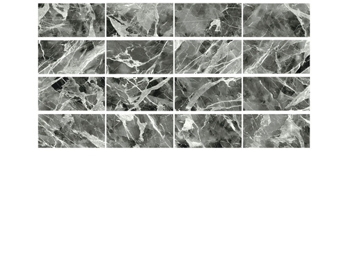 Niekoľko sivých dlaždíc s mramorovým vzorom