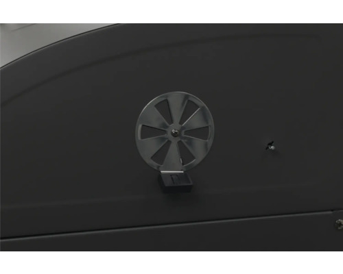 Detailný pohľad na vetrací ventil na grile