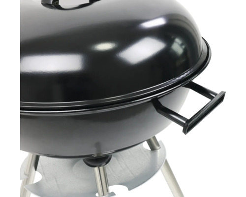 Guľový gril s vekom a rukoväťou