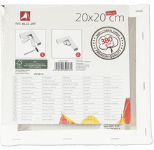 Maliarske plátno 20x20 cm, vhodné pre akrylové farby, olejové farby, gvaš a temperu