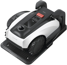 Pohľad zhora na robotickú kosačku