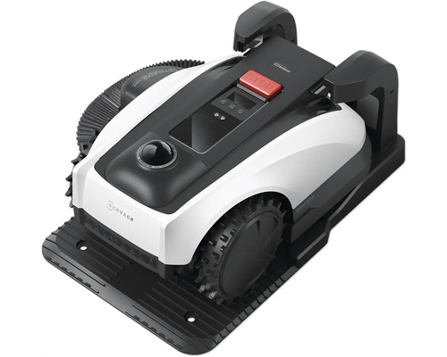 Pohľad zhora na robotickú kosačku