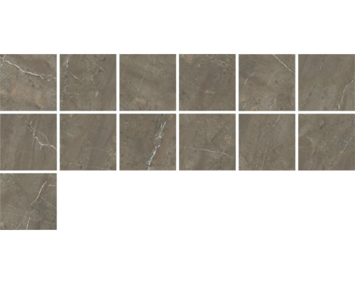 Niekoľko štvorcových dlaždíc so vzhľadom mramoru