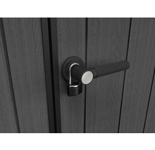 Zámok na záhradných dverách s kľučkou