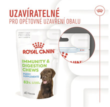 Royal Canin Immunity and Digestion Chews doplnok stravy pre šteňatá v uzatvárateľnom obale