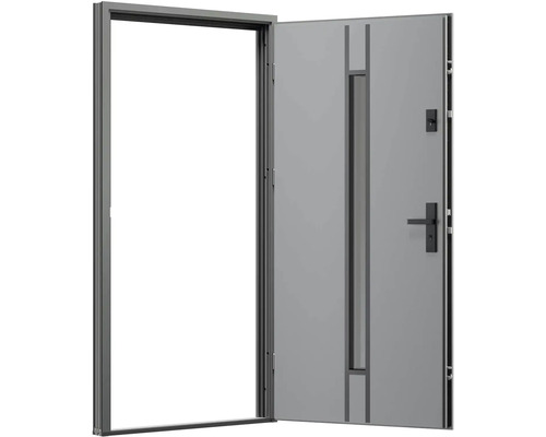 Otvorené vchodové dvere s rámom