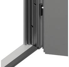 Detail dverí s rámom dverí