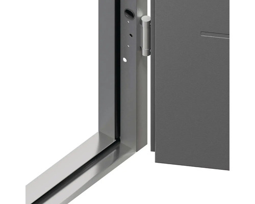 Detailný pohľad na dvere s dverným rámom