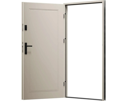 Otvorené vchodové dvere s rámom