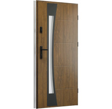 Vchodové dvere so sklenenou vložkou a kľučkou