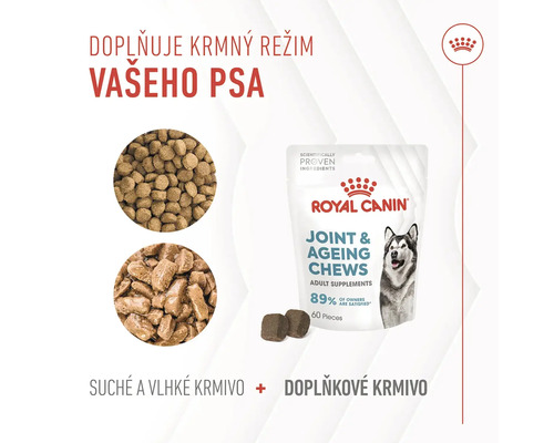 Logo Royal Canin, suché a vlhké krmivo a doplnkové krmivo pre psov