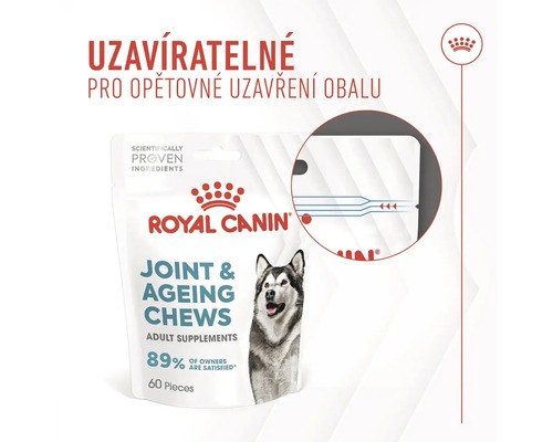 Royal Canin Joint and Ageing Chews pre psov, uzatvárateľné balenie