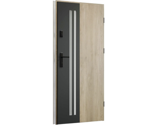 Vchodové dvere s bočným dielom a svetelným výrezom