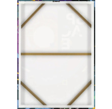 Zadná strana plátna s dreveným rámom