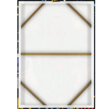 Zadná strana plátna s dreveným rámom