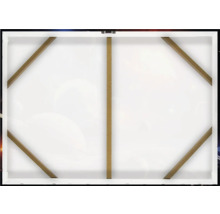 Zadná strana plátna s dreveným rámom