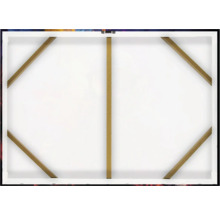 Zadná strana plátna s dreveným rámom